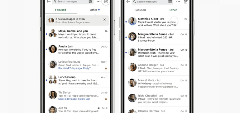 لینکدین از عرضه گسترده فرمت جدید «Inbox Focused InMail» برای InMail خبر داد