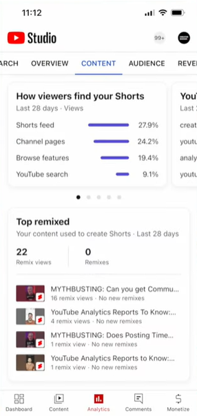 به‌روزرسانی معیارهای استودیوی YouTube