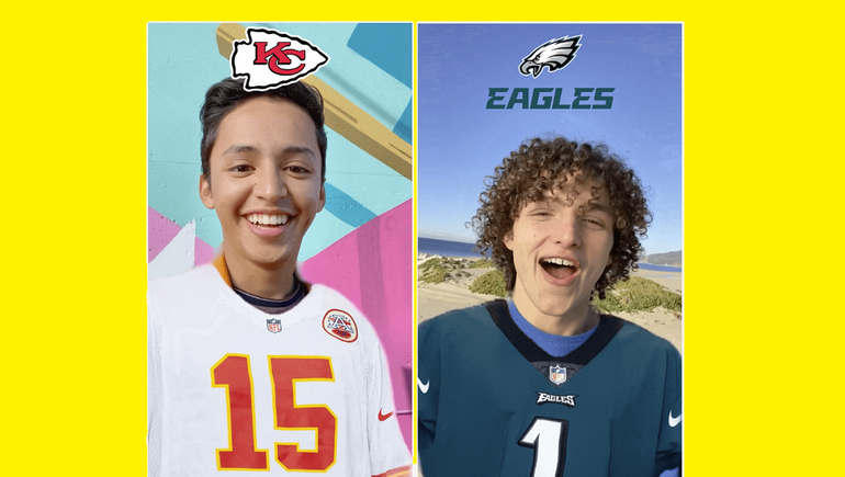 Snapchat فعال‌سازی‌های مضمون را برای Super Bowl LVII تشریح می‌کند