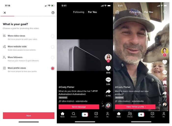 تبلیغ TikTok