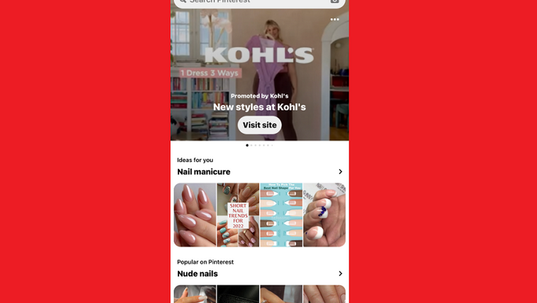 Pinterest تبلیغات جدید «Premiere Spotlight» را در صفحه جستجوی خود آزمایش می کند