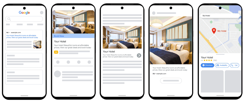 حداکثر عملکرد Google برای هتل ها
