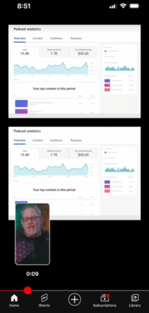 اسکرابر YouTube Shorts