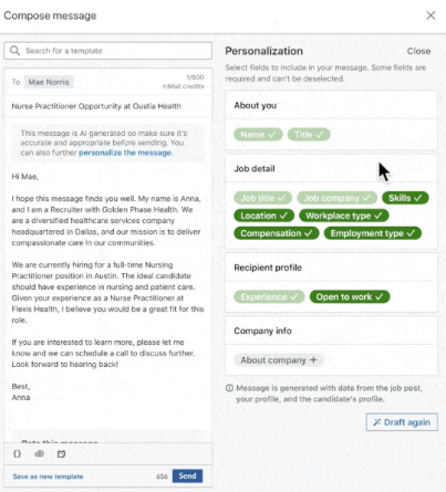 هوش مصنوعی LinkedIn Recruiter