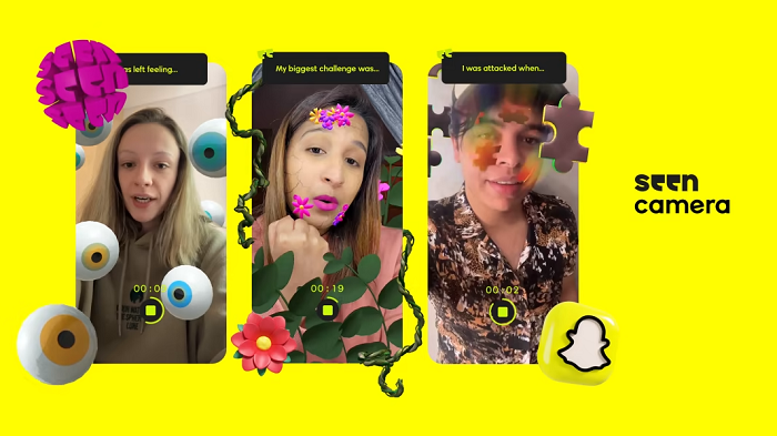 دوربین Snapchat SEEN