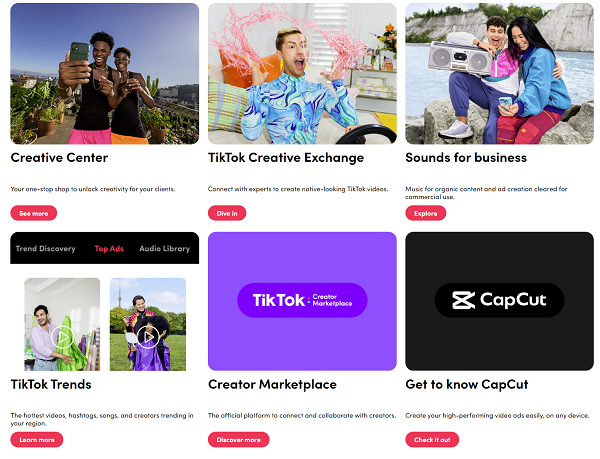 مرکز آژانس TikTok