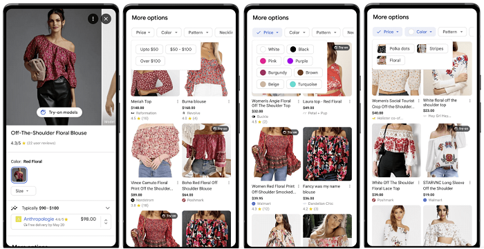 Google AI Try On Example