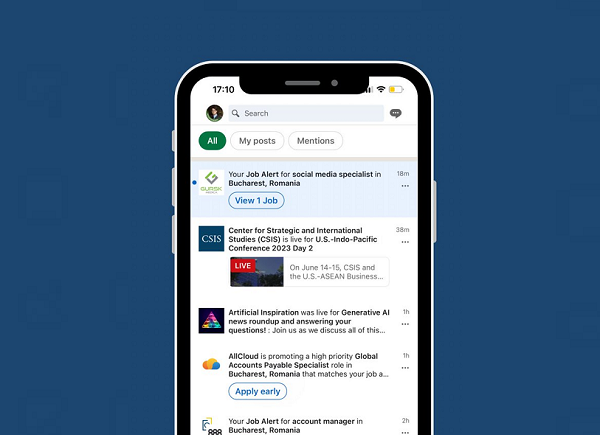 لینکدین فیلترهای اعلان جدیدی را برای کمک به اولویت بندی تعامل اضافه می کند