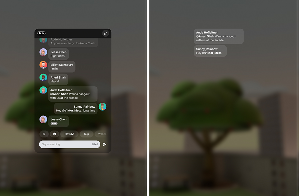 متا "World Chat" مبتنی بر متن را در Horizon Worlds VR Experience اضافه می کند