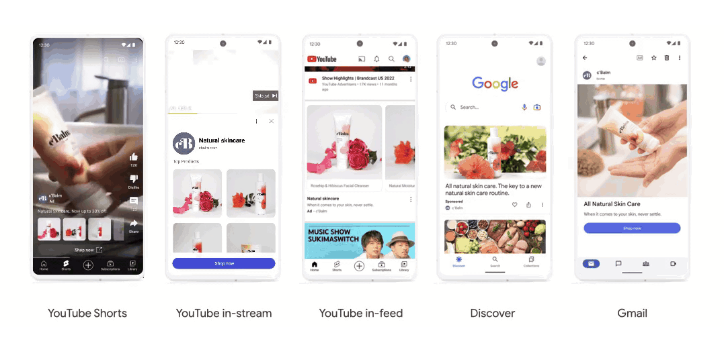 نمونه کمپین Google Demand Gen