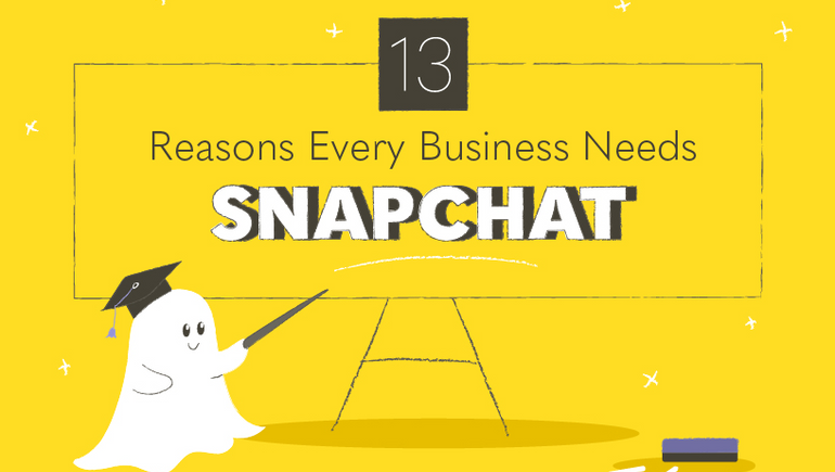 13 مزیت شگفت انگیز اسنپ چت برای بازاریابی B2B و B2C [Infographic]